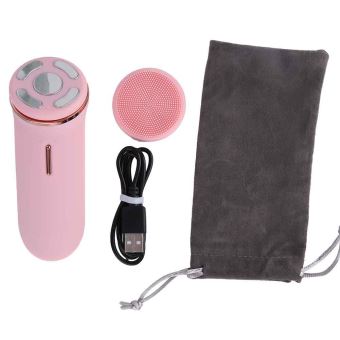 Brosse nettoyante pour nettoyeur de pores de silicone (2 en 1) avec son  instrument de nettoyage électrique pour visage (rose) - Soin Corps et  visage - Achat & prix