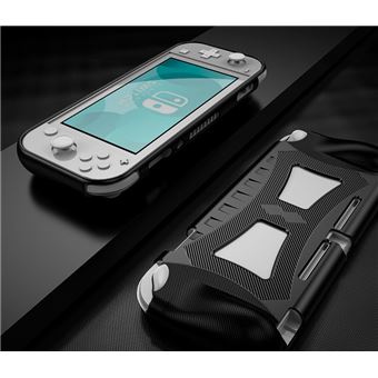 Coque Silicone pour NINTENDO Switch Lite Grip Protection Voyage (NOIR)  (BLEU)