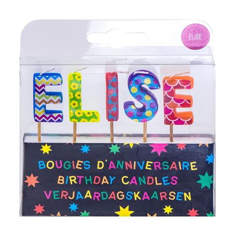 Bougies D Anniversaire Prenom Elise Achat Prix Fnac Bougies D Anniversaire Prenom Elise Achat Prix Fnac