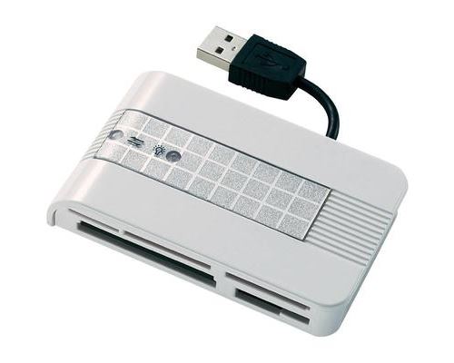 Lecteur de carte mémoire externe renkforce cr22e-sim usb 2.0 argent cs562