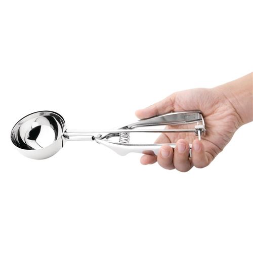 Portionneur à glace professionnel en inox 125 ml - Vogue - Acier inoxydable
