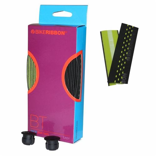 Ruban de guidon bikeribbon drop noir-vert