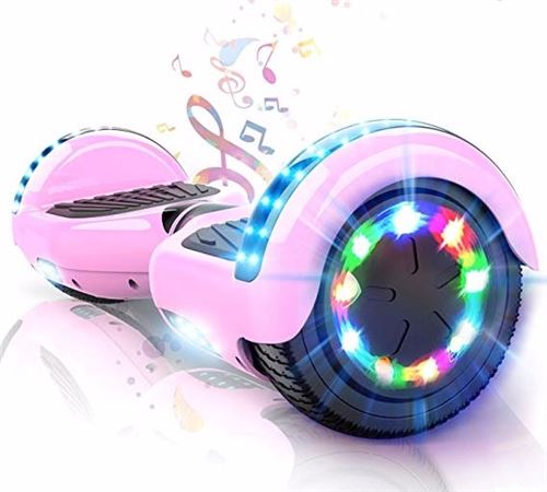 Hoverboard 6.5 pouces bleu étoilé avec haut parleur Bluetooth+Sac de Transport+Télécommande