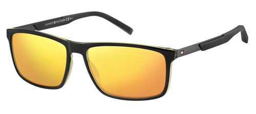 Tommy Hilfiger lunettes de soleil TH1675/S 71C/BJ hommes noir/gris argenté