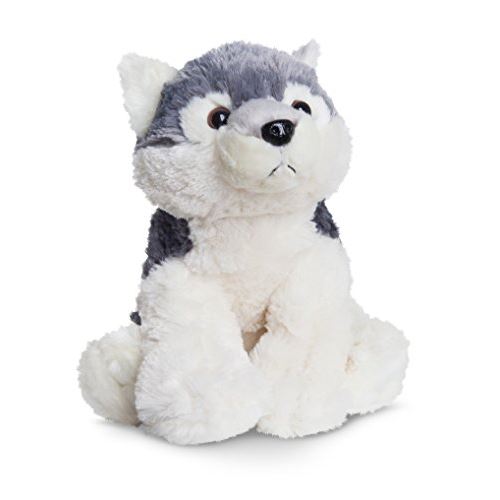 Peluche loup Aurora World Destination Nation (blanc gris)