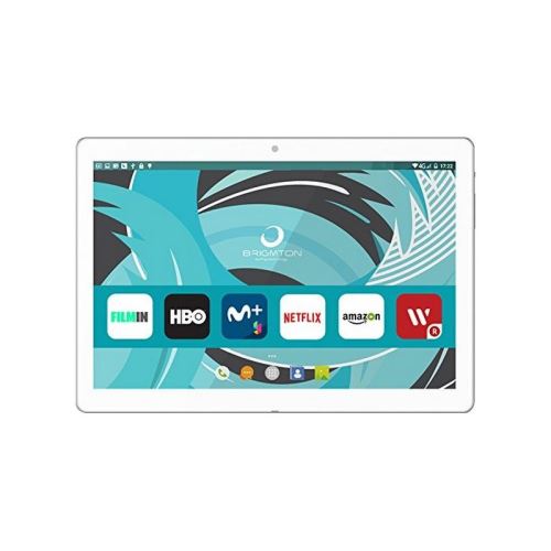 Tablette BRIGMTON PPOTAB0874 BTPC-1022QC3G-TV-B 10.1 IPS HD 2 GB RAM 16 GB Android 6.0 Blanc