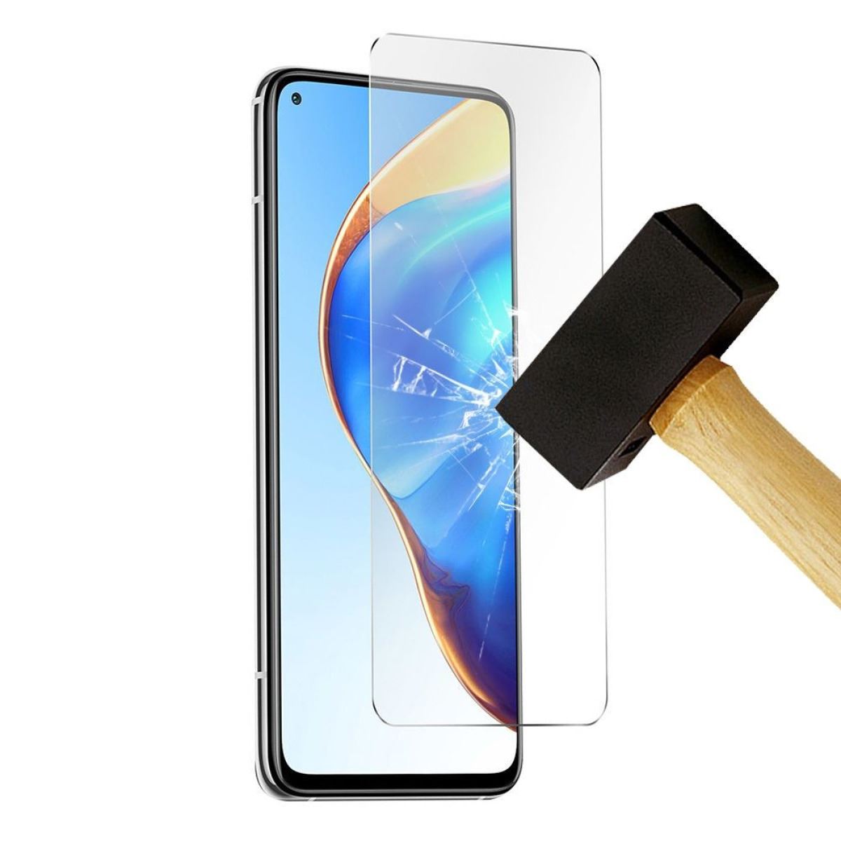 Bruni Protecteur D'écran Pour Xiaomi MI 10T Pro - Lot De 2 - Transparent - Made In Germany