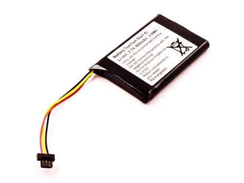 Batterie compatible TomTom Start XL, Li-ion, 3,7V, 800mAh, 3,0Wh