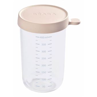 Pot De Conservation Portion Verre 400 Ml Pink Beaba Robot Preparation Bebe Achat Prix Fnac