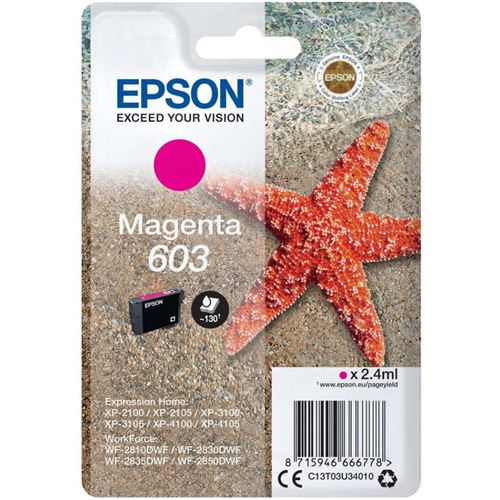 Cartouches EPSON C 13 T 03 U 34010