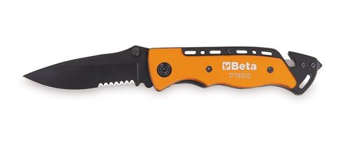 Beta couteau pliant 1778SOSmultitool 20 cm orange