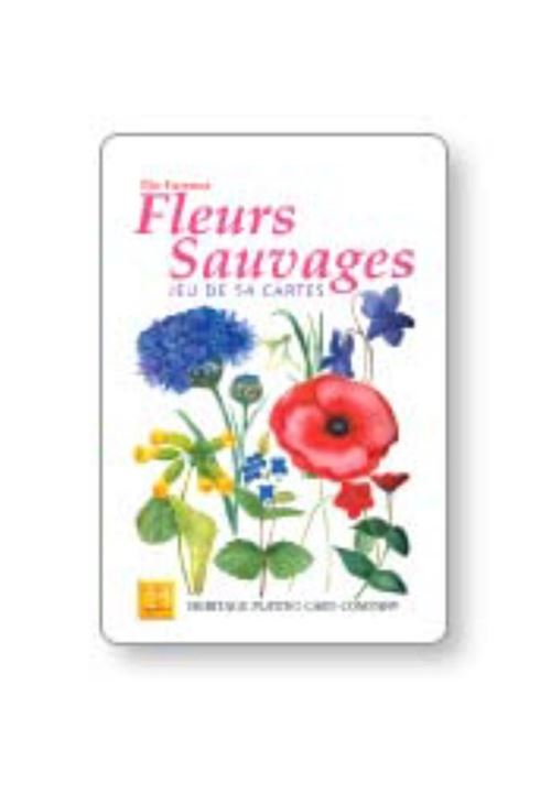 jeux de cartes nature fleurs sauvages
