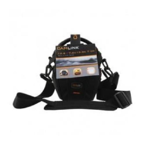 CAMLINK CL-CB30 Sac Bandouliere pour Camera 128 x 133 x 70 mm - Noir/Orange