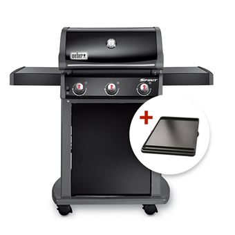 Plancha Fonte Weber Barbecue A Gaz Weber Spirit Original E 310 Noir Avec Plancha En
