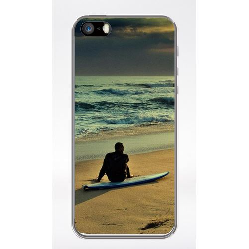 Coque Surf Compatible Iphone 5 Transparent
