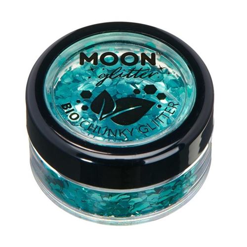 Moon Creations gros flocons de paillettes bio 3 gr turquoise