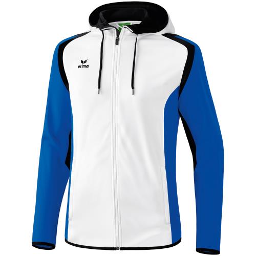 Erima - Veste d'entraînement à capuche Junior Erima Razor 2.0 - 8 ans - blanc/bleu royal/noir