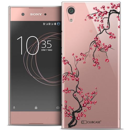 Caseink - Coque Housse Etui Sony Xperia XA1 (5 ) [Crystal Rigide HD Collection Summer Design Sakura - Souple - Ultra Fin - Imprimé en France]