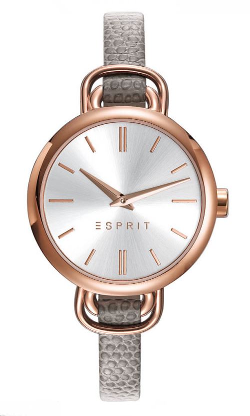 ESPRIT montre TP10954 pour Femmes en Cuir Gris-ES109542003