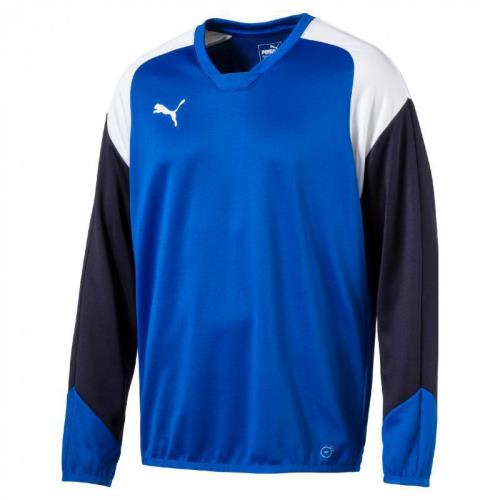 Puma - Sweat junior Puma esito 4 - 14 ans - bleu roi/blanc/bleu marine