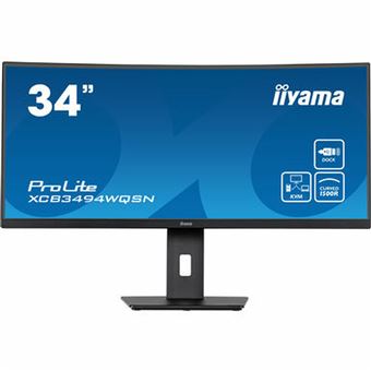 Ecran PC Gaming Iiyama 34'' incurvé UWQHD Noir