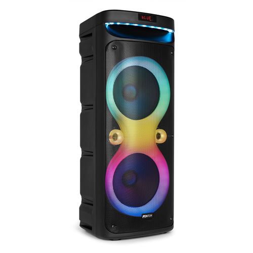 Fenton Track610 Enceinte Portable Bluetooth Lumineuse - 240 Watts, Batterie Longue Autonomie 10H, Facile À Transporter