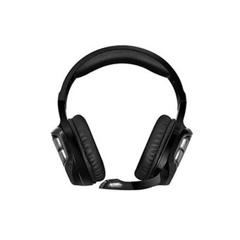 Xpert DJ - Casque d'écoute Filaire, Pliable avec Microphone, Noir