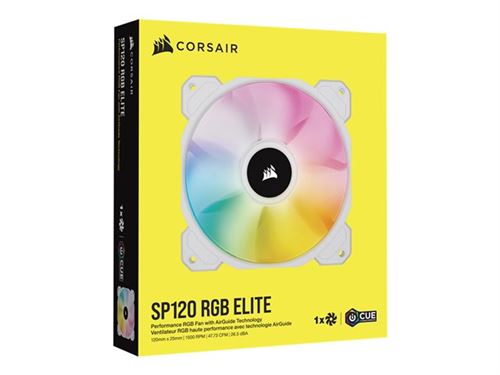 Ventilateur PC Corsair iCUE SP120 RGB ELITE - Ventilateur châssis - 120 mm