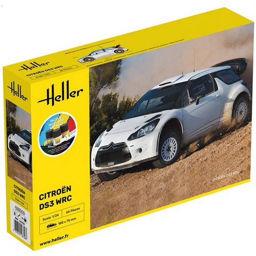 Heller Maquette Voiture : Starter Kit Citroen Ds3 Wrc - Image 2