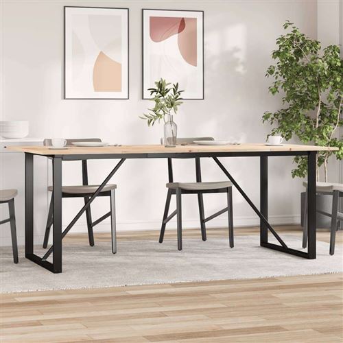 Premium XL - Table à manger - Rectangulaire - Bois massif - 200 cm - Image 2
