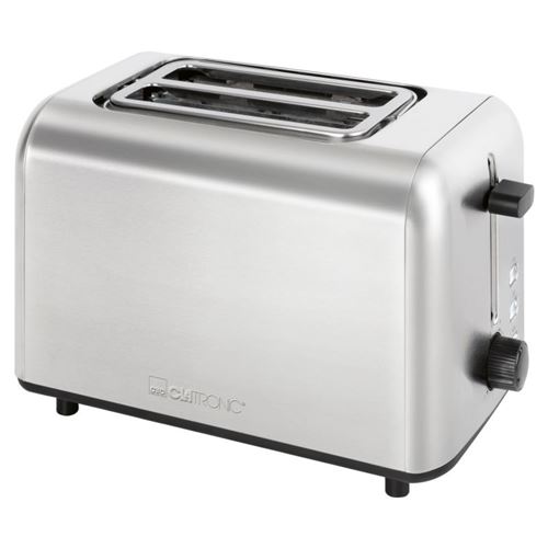Clatronic TA 3822 Toaster (Edelstahl, 750 Watt, Schlitze: 2)