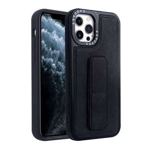 Coque Dragonne Titulaire Housse En Cuir Pour iPhone 6P/6SP/7P/8Plus 5.5 - Noir