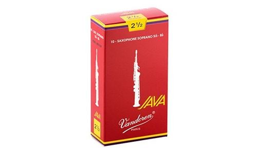 Vandoren SR3025R Pack de 10 anches pour saxophone soprano SiB - 2.5