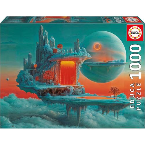 Non Communiqué Puzzle - Une Planète De Feu Et De Glace - 1000 Pièces - Dès 14 Ans - 68X48cm - Educa