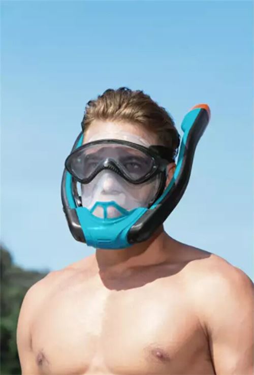 26€ sur Masque de Plongée Tuba Étanche Anti-Buée Avec Fixation Gopro  Caméra Sport Bleu YONIS - Plongée - Achat & prix