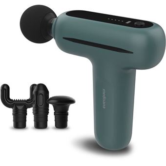 Pistolet de massage - MG 200 - 5 Niveaux de percussion - 5 V - 50 dB - Gris et vert - 1