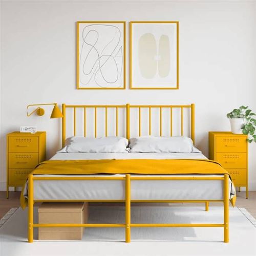 Non Communiqué Jaune Vidaxl Tables De Chevet 2 Pcs, Armoires De Lit Avec Pieds, Tables De Nuit Avec Tiroirs, Armoires De Nuit Chambre, 843085