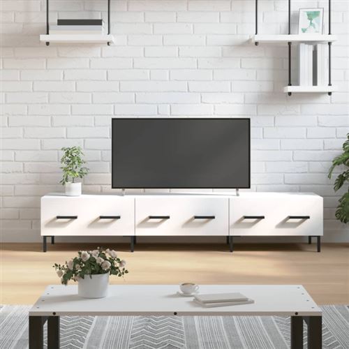 Vidaxl Blanc Meuble Tv - Image 3