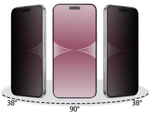 Generic Incassable Protection Vitre Verre Trempé iPhone 15 Pro couleur Noir  très bonne à prix pas cher