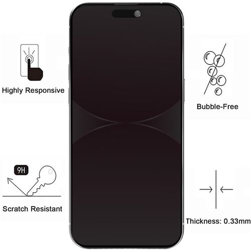 Vitre protection écran iPhone 15 Pro Max en verre trempé