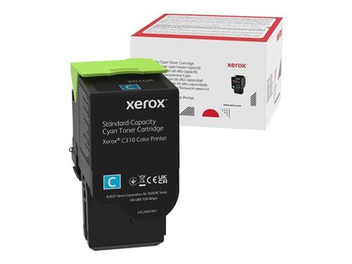  Xerox - Cyan - original - cartouche de toner - pour Xerox C310/DNI, C310/DNIM, C310V_DNI, C310V_DNIUK, C315/DNI, C315V_DNI, C315V_DNIUK 