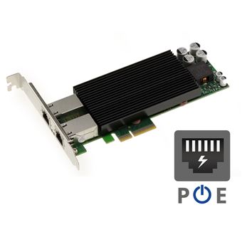 Carte PCIe 1 Port 2.5 Gigabit Ethernet - Power Over Ethernet PoE+ 30W - I225 LM 3760306795389