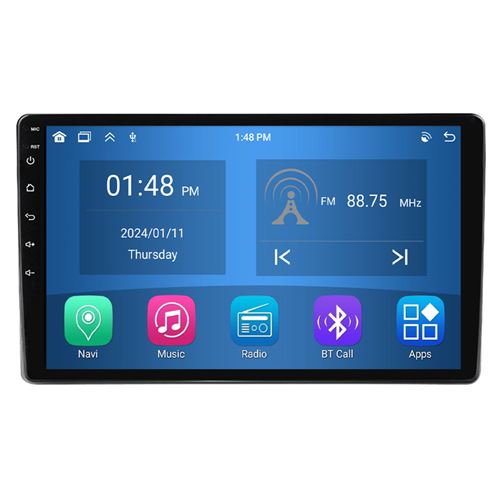 Autoradio RoverOne® Bluetooth CarPlay Android Auto Navigation 4Go RAM 64Go ROM pour Mitsubishi L200 5 2018-2020