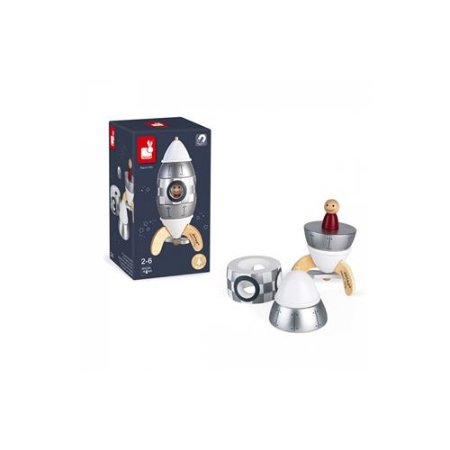 Kit magnetique Fusee argentee