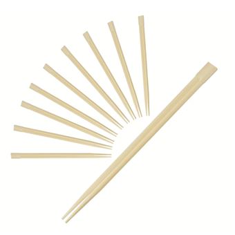 Lot de 10 paires de baguettes de 23cm en bambou Fackelmann Asia Line - 1