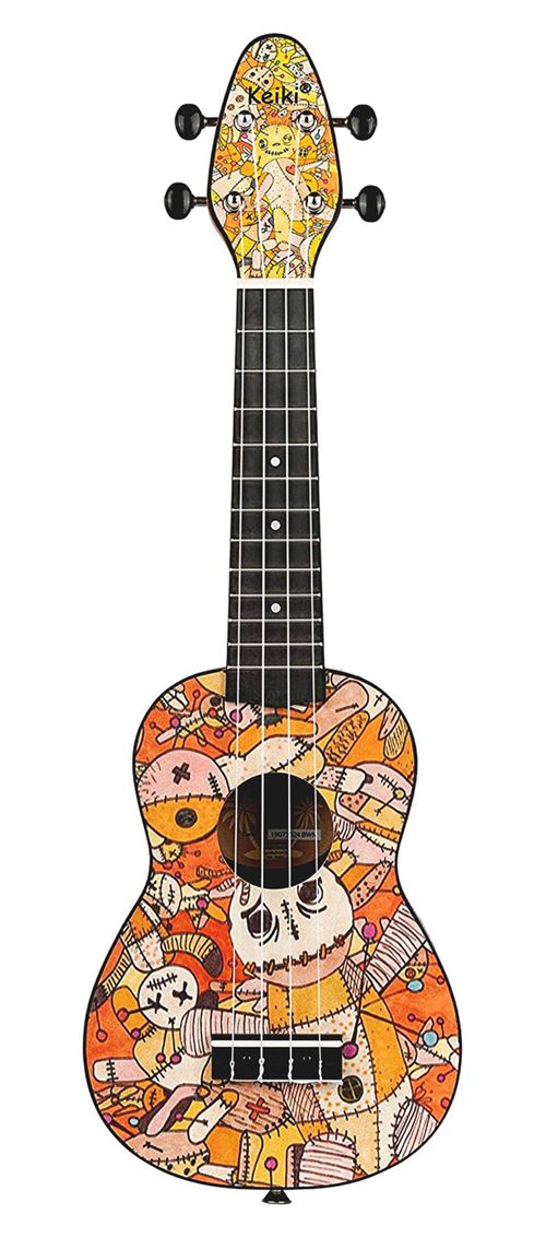 Keiki K2-VP - Pack Ukulele Soprano Keiki Voodoo Puppet