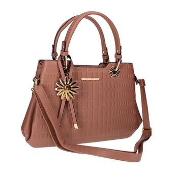 Sac à Main Gallantry La Balade Taille S - Rose Champagne, Cabas Avec Bandoulière 110cm