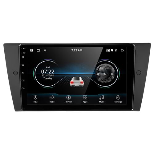 Autoradio Gearelec 9 Pouces Android pour BMW E90 2005-2012 avec carplay Andriod Auto GPS RDS WiFi