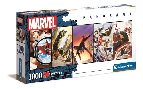 Puzzle 1000 pièces Marvel Panorama [Nouveauté]