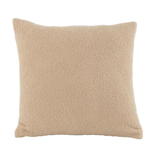 Non Communiqué Beige Coussin Déco Bouclette "Teddy" 45X45cm